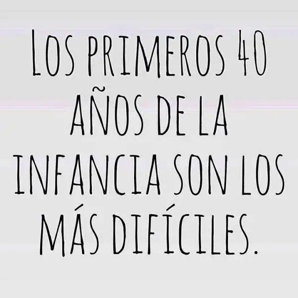 Imágenes graciosas 40 años