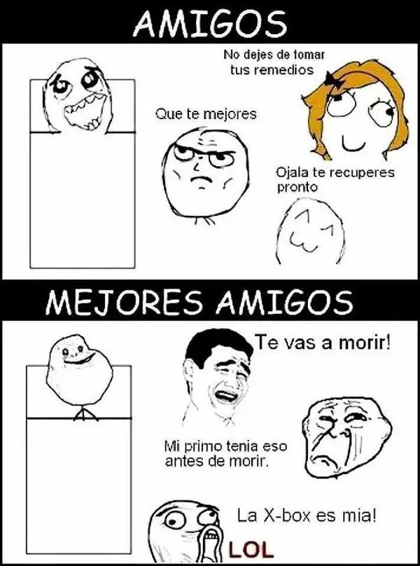 Imágenes graciosas amigos
