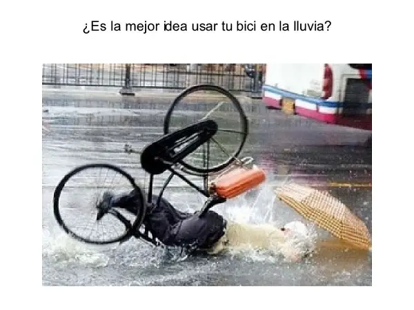 Imágenes graciosas bajo la lluvia