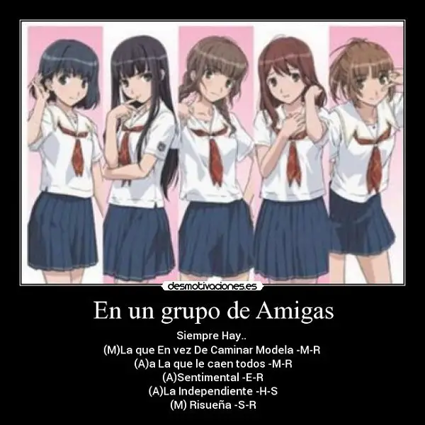 Imágenes graciosas de 5 amigas