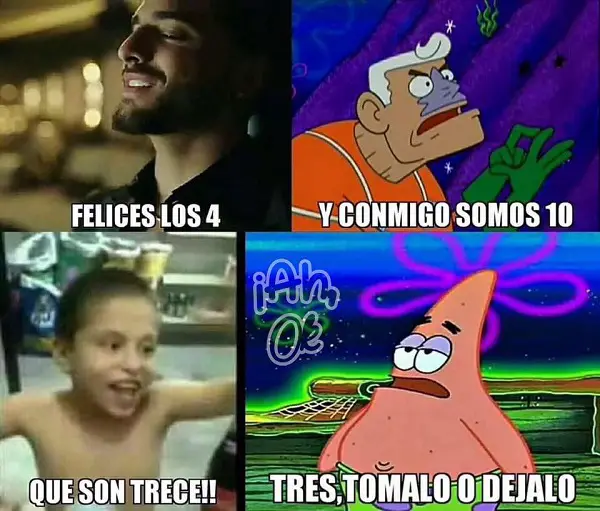 imágenes graciosas felices los 4