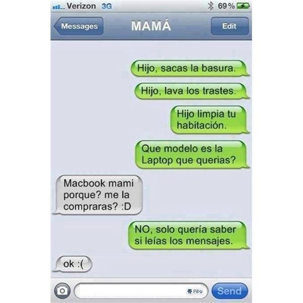 Imágenes de graciosas conversaciones