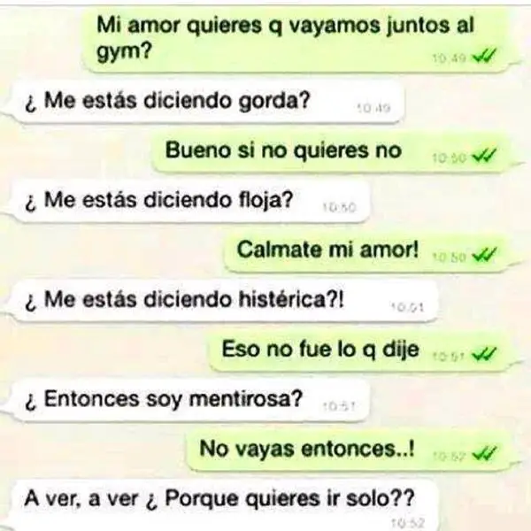 Imágenes de graciosas conversaciones