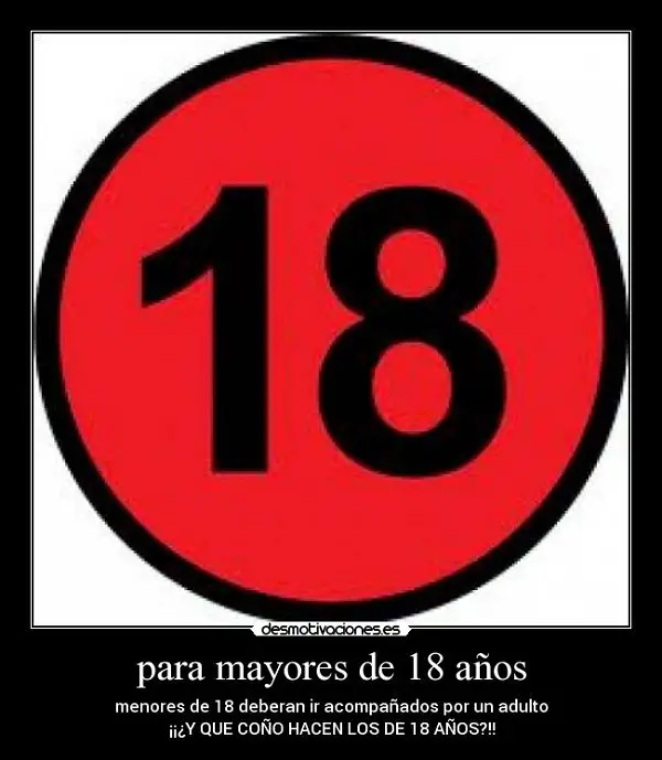 Imágenes graciosas 18 años