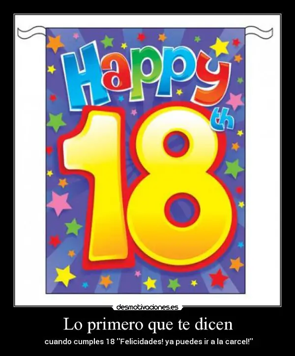 Imágenes graciosas 18 años