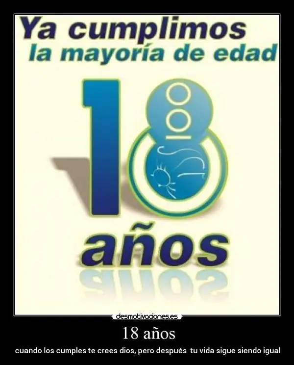 Imágenes graciosas 18 años