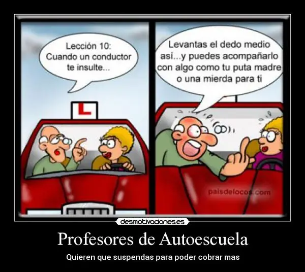 Imágenes graciosas autoescuelas
