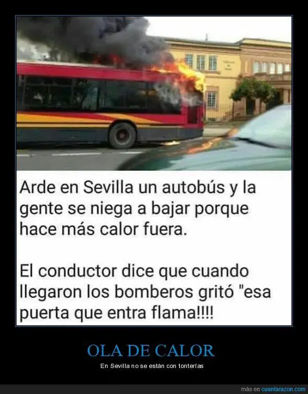 Imágenes graciosas calor en sevilla