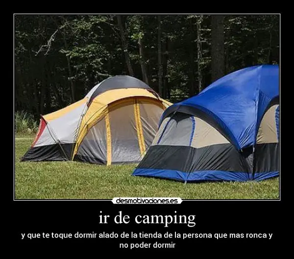 Imágenes graciosas camping