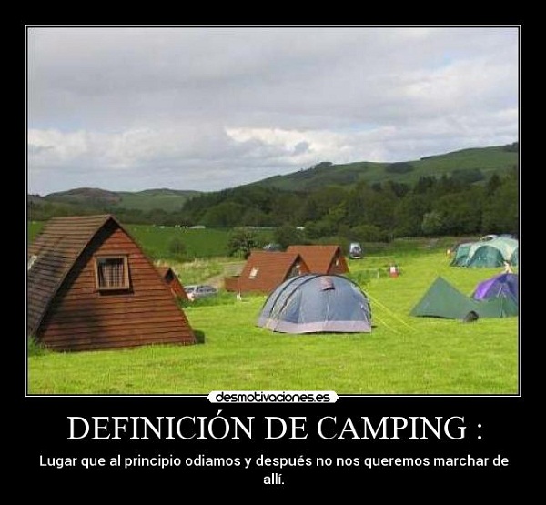 Imágenes graciosas camping
