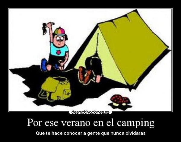 Imágenes graciosas camping