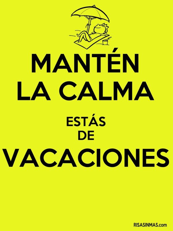 Imágenes graciosas comienzo de vacaciones
