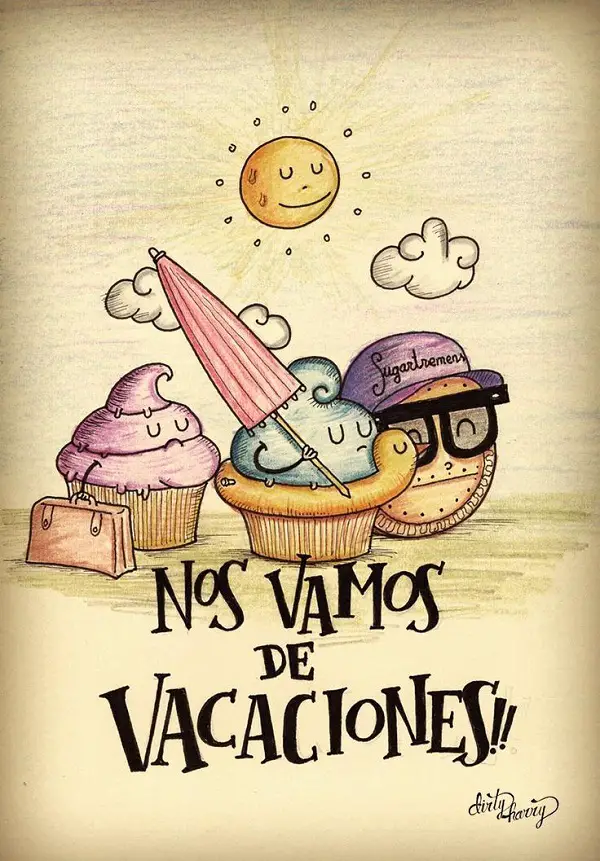 Imágenes graciosas comienzo de vacaciones