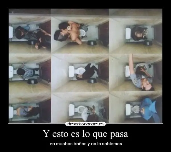 Imágenes graciosas en el baño