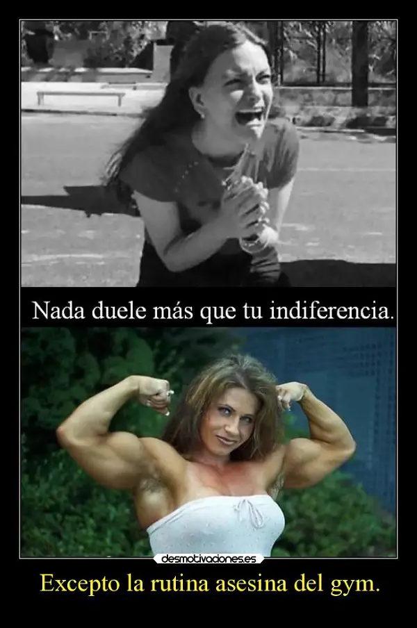 Imágenes graciosas en el gym