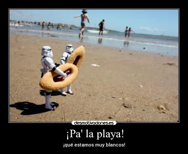 Imágenes graciosas en la playa con frases