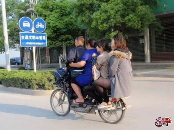 imágenes graciosas en moto