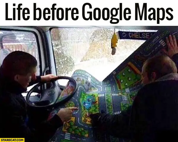 Imágenes graciosas google maps