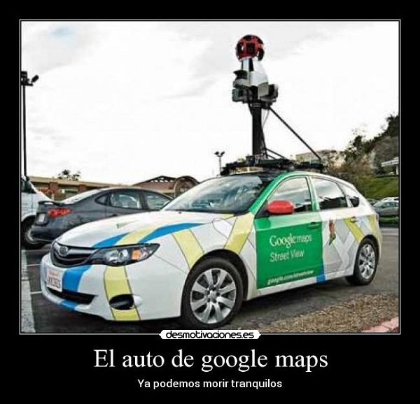 Imágenes graciosas google maps