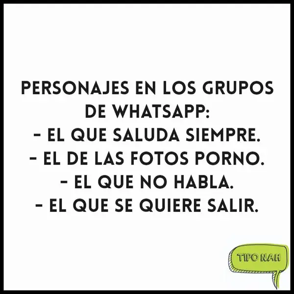 Imágenes graciosas grupos whatsapp