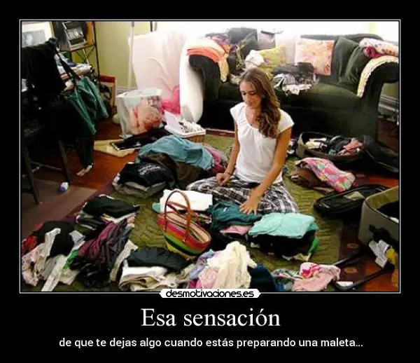 Imágenes graciosas haciendo maletas
