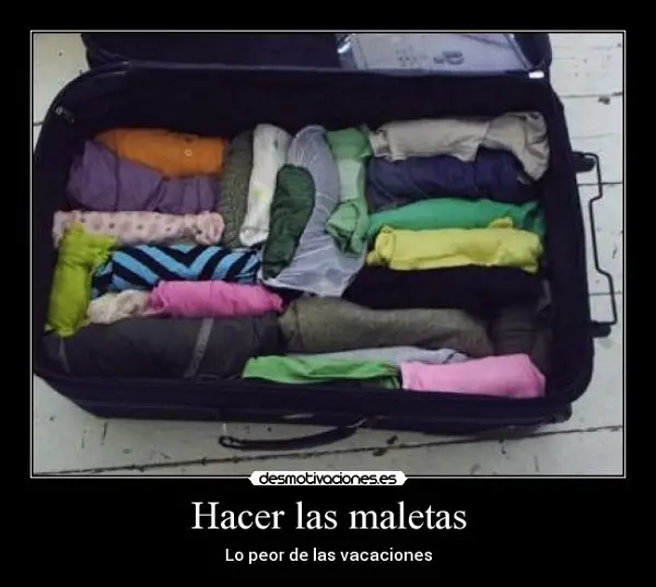 Imágenes graciosas haciendo maletas